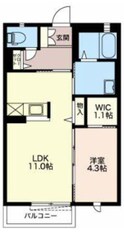 エスポワールＡの間取図