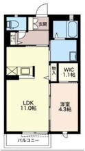 エスポワールＡの間取図