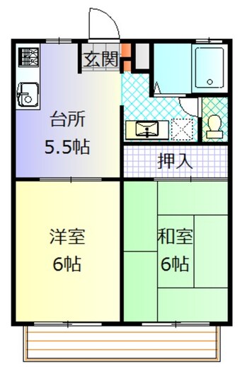 間取図 第三堂丸ハイツ