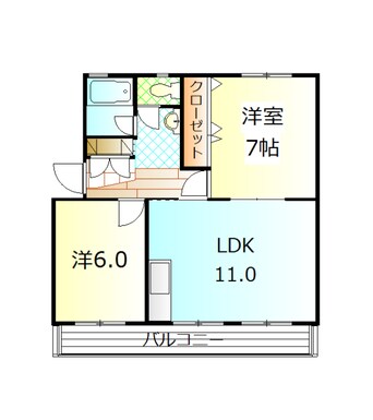 間取図 石原坂ハイツ