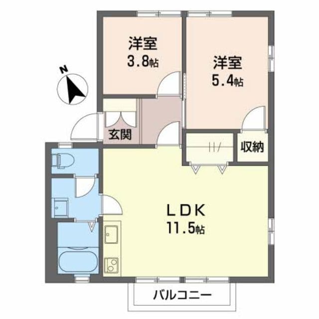 間取り図 ＹＯＵハイツＢ