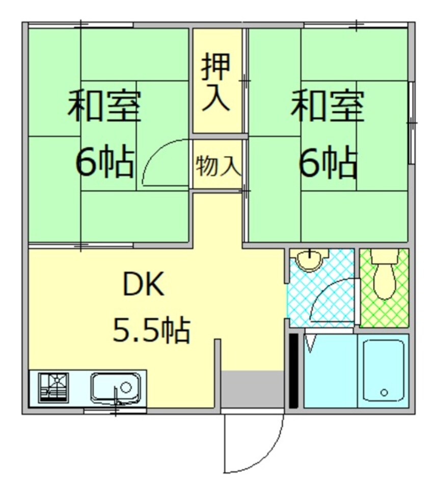 間取図 ホワイトハウス　Ｃ号棟