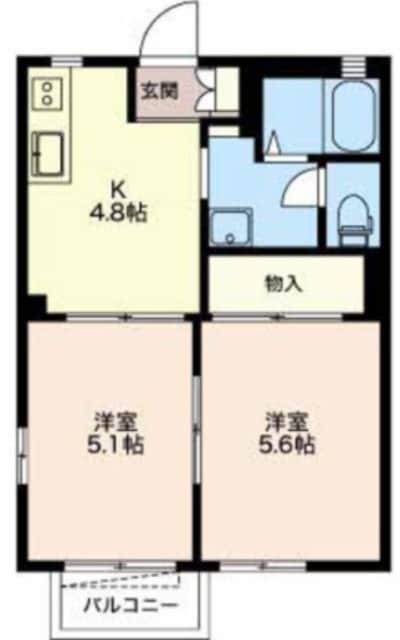 間取り図 御殿場線（静岡県内）/御殿場駅 バス8分御殿場高校前下車:停歩3分 2階 築27年