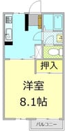 御殿場線（静岡県内）/御殿場駅 徒歩13分 2階 築32年 1Kの間取り