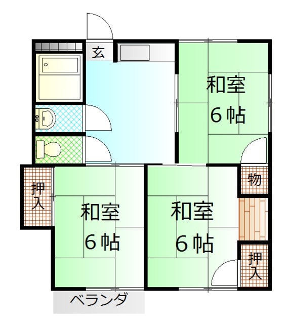 間取り図 セリジュイン石原坂