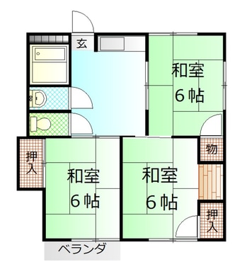 間取図 セリジュイン石原坂