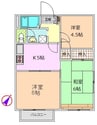御殿場線（静岡県内）/御殿場駅 バス:20分:停歩3分 2階 築32年 3DKの間取り