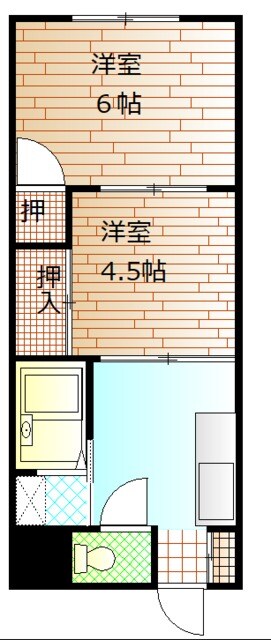 間取り図 御殿場線（静岡県内）/御殿場駅 徒歩14分 2階 築31年