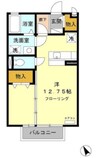 セジュール　ココペリ 1LDKの間取り