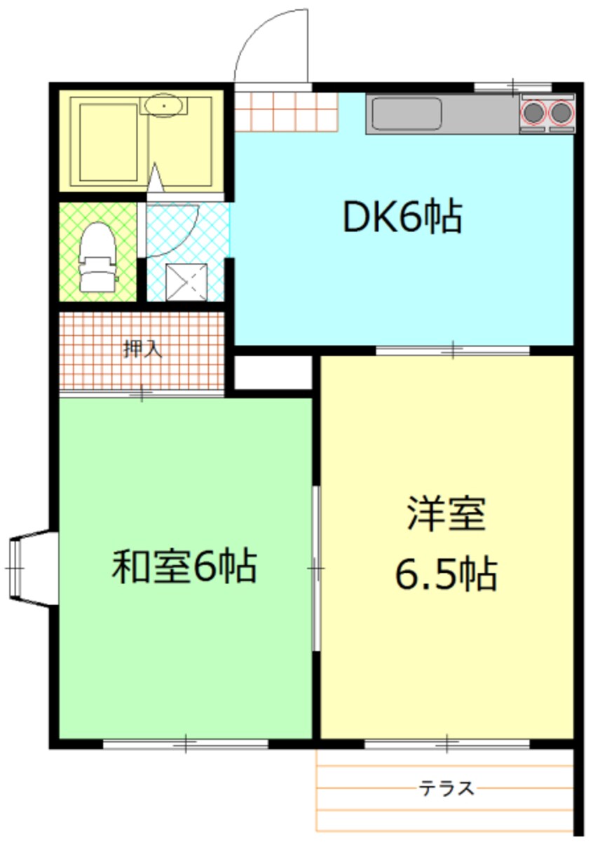 間取図 フレグランス富士Ｃ