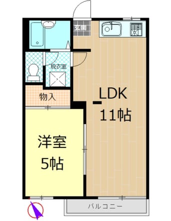 間取図 フレグランス富士Ｃ
