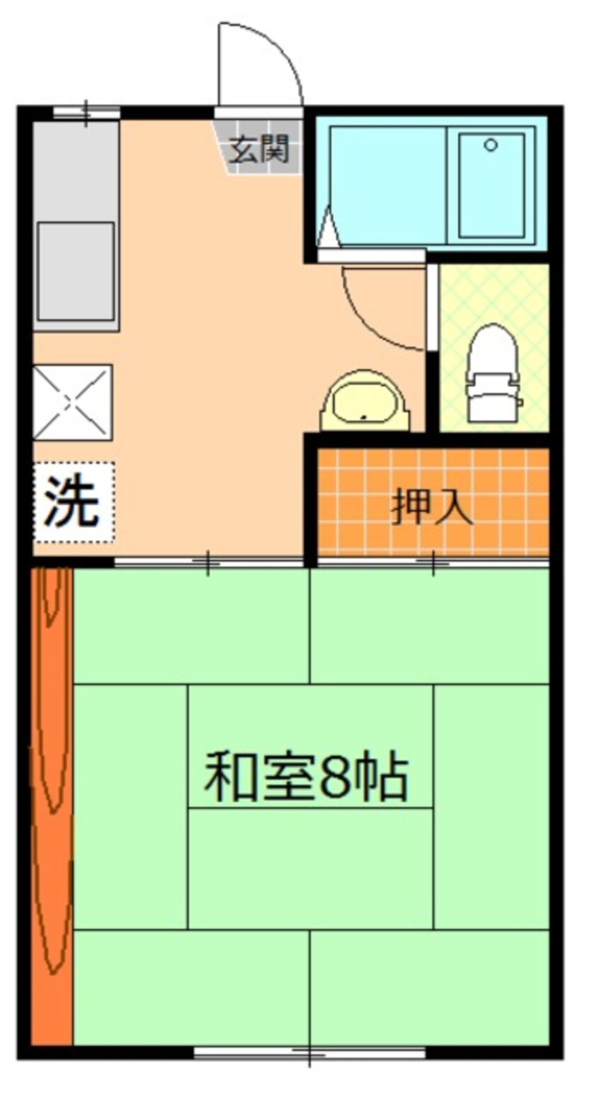 間取図 御殿場線（静岡県内）/御殿場駅 バス21分北郷小学校下車:停歩5分 2階 築31年