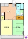 御殿場線（静岡県内）/御殿場駅 バス:5分:停歩5分 1階 築28年 2DKの間取り