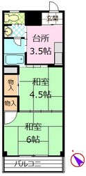 第一堂丸ハイツの間取図