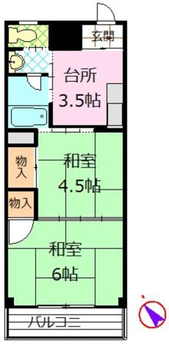 間取図 第一堂丸ハイツ