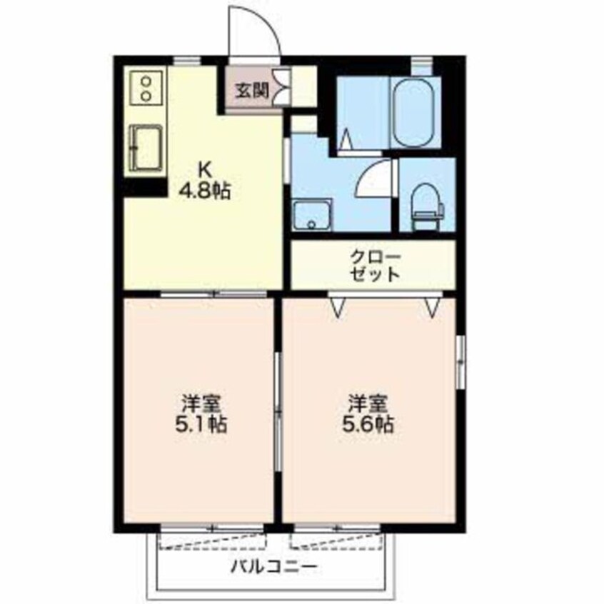 間取図 御殿場線（静岡県内）/御殿場駅 バス6分川島田南口下車:停歩3分 2階 築29年