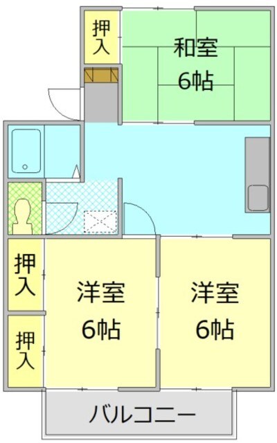 間取り図 御殿場線（静岡県内）/御殿場駅 徒歩23分 1階 築38年