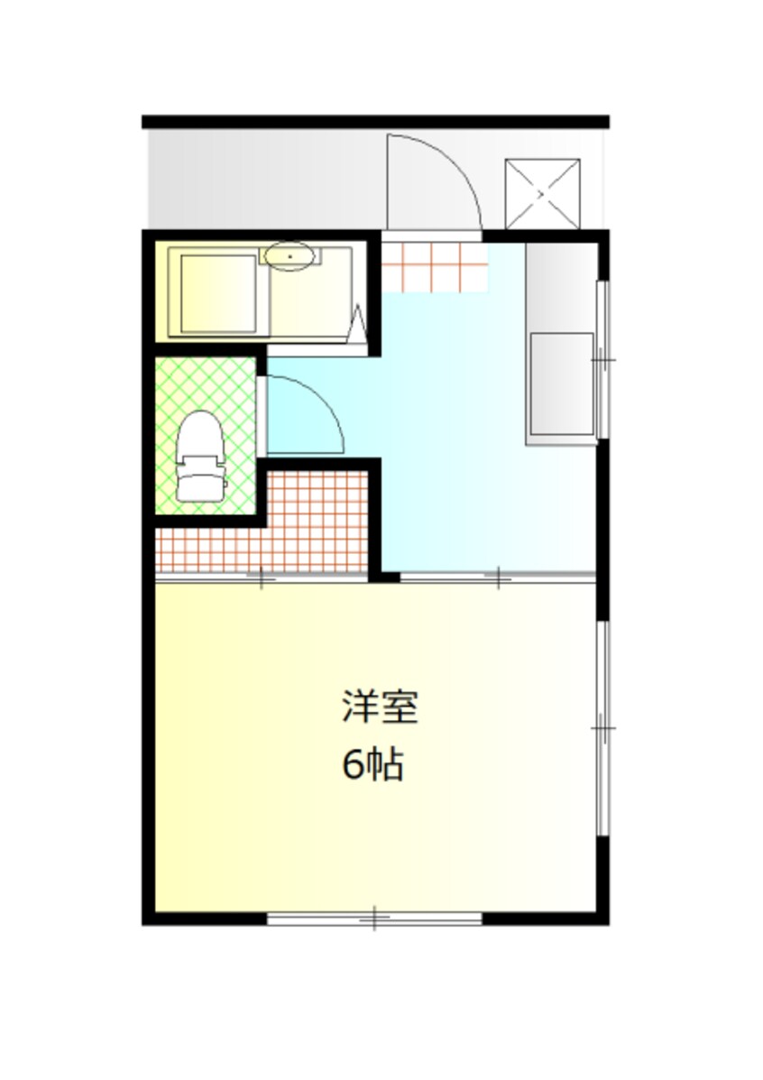 間取図 御殿場線（静岡県内）/富士岡駅 徒歩17分 1階 築40年
