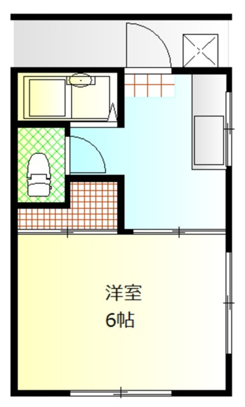 間取図 コーポ風穴