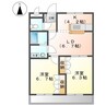 シャルム藤 2LDKの間取り