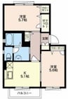 御殿場線（静岡県内）/御殿場駅 徒歩13分 1階 築20年 2Kの間取り
