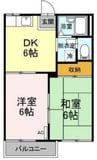 御殿場線（静岡県内）/御殿場駅 バス:15分:停歩4分 1階 築34年 2DKの間取り