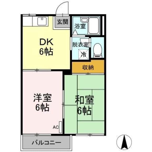 間取り図 御殿場線（静岡県内）/御殿場駅 バス15分土矢倉下車:停歩4分 2階 築34年