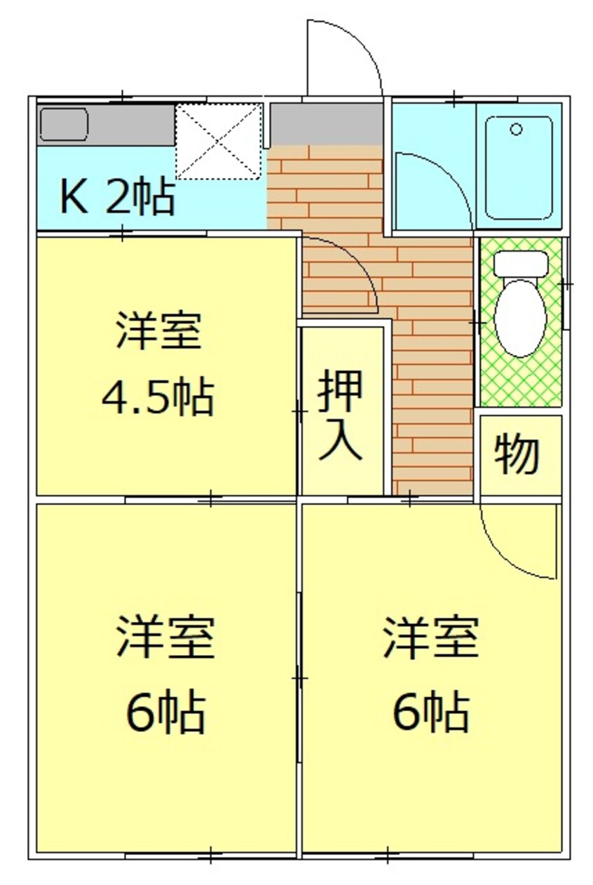 間取図 上町ハイツ