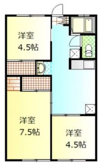 間取図 御殿場線（静岡県内）/御殿場駅 徒歩15分 1階 築31年