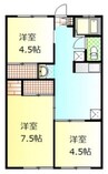 御殿場線（静岡県内）/御殿場駅 徒歩15分 1階 築31年 3DKの間取り