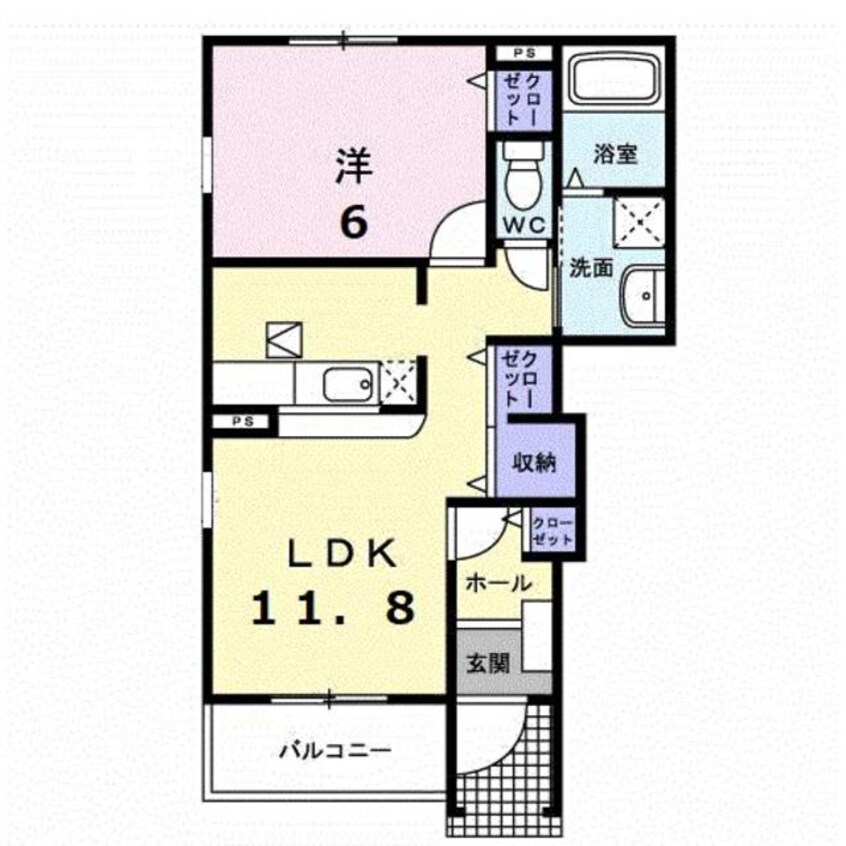 間取図 御殿場線（静岡県内）/御殿場駅 徒歩18分 1階 築15年