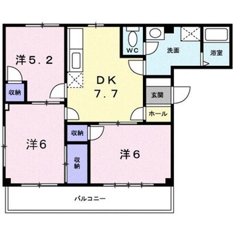 間取図 セントラルコ－ト御殿場