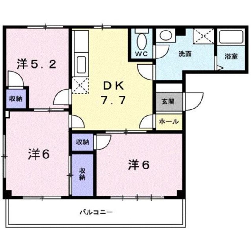 間取図 セントラルコ－ト御殿場