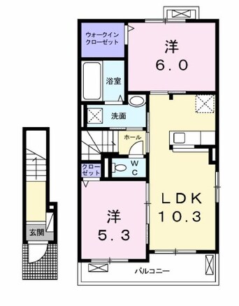 間取図 花遊　参番館