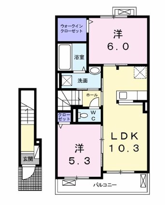 間取図 花遊　参番館