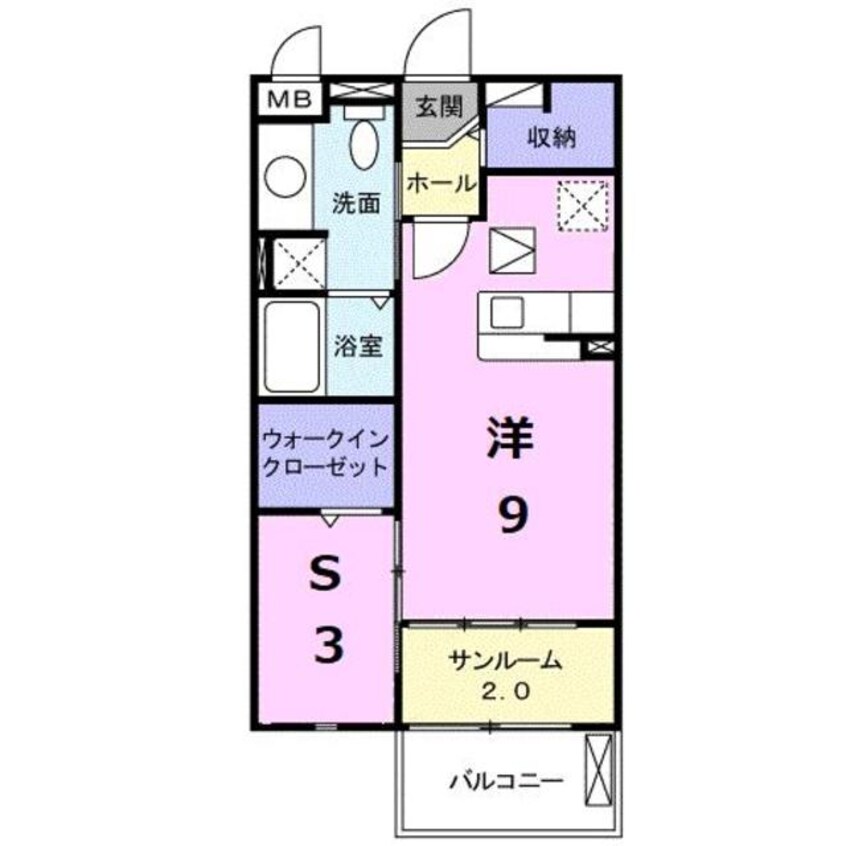 間取図 ベルオーブ