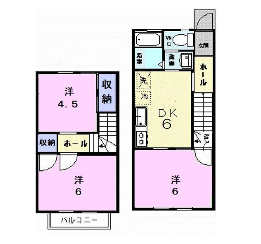 間取図 コーポ芹沢