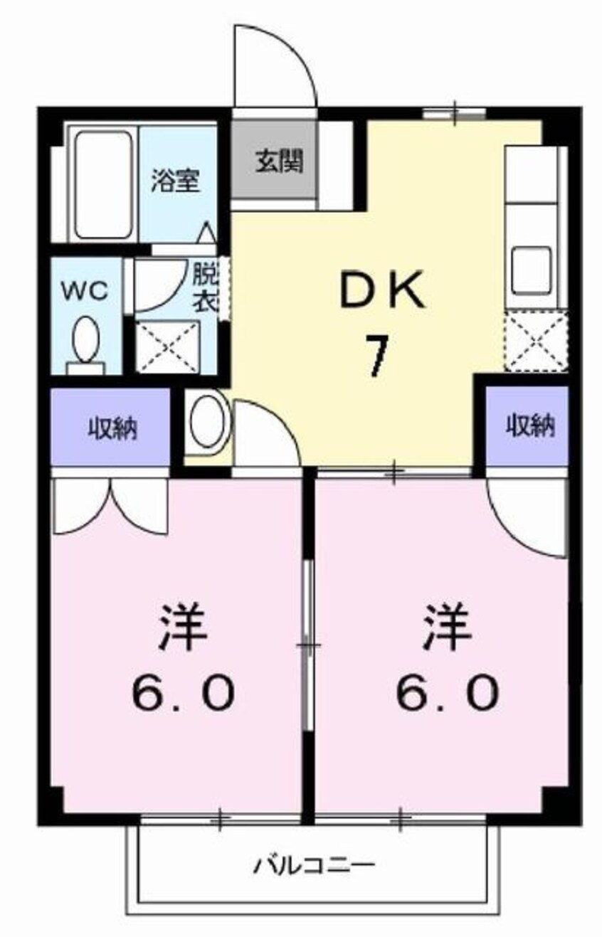 間取図 ニューシティ原里