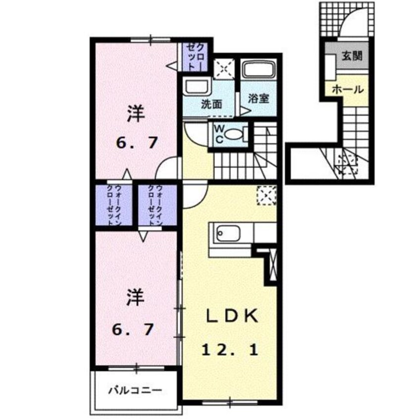 間取図 ディスカバリー　Ｂ