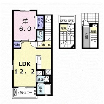 間取図 御殿場線（静岡県内）/御殿場駅 徒歩10分 3階 築7年