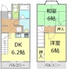 御殿場線（静岡県内）/南御殿場駅 徒歩5分 1階 築29年 2DKの間取り