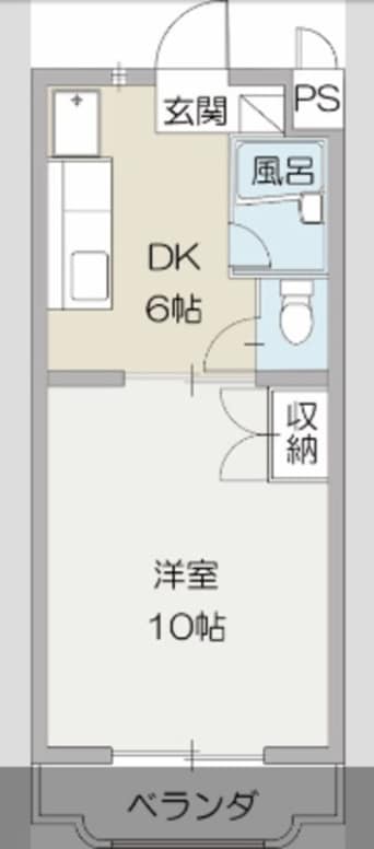間取図 身延線/竪堀駅 徒歩11分 1階 築29年