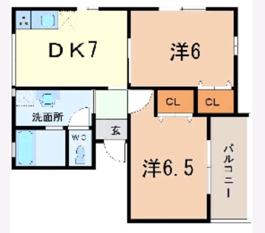 間取図 岳南電車/本吉原駅 徒歩24分 3階 築8年