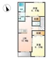 東海道新幹線（東海）/新富士駅 徒歩12分 2階 築8年 2LDKの間取り