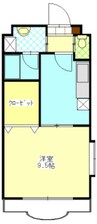 東海道本線/富士駅 徒歩23分 1階 築21年 1DKの間取り
