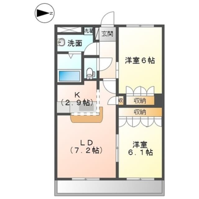 間取り図 岳南電車/本吉原駅 徒歩21分 1階 築17年