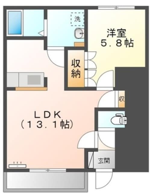 間取り図 東海道新幹線（東海）/新富士駅 徒歩12分 1階 築14年