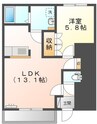 東海道新幹線（東海）/新富士駅 徒歩12分 1階 築14年 1LDKの間取り