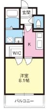 身延線/入山瀬駅 徒歩34分 2階 築6年 1Kの間取り