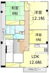 御殿場線（静岡県内）/御殿場駅 徒歩5分 4階 築32年 3LDKの間取り
